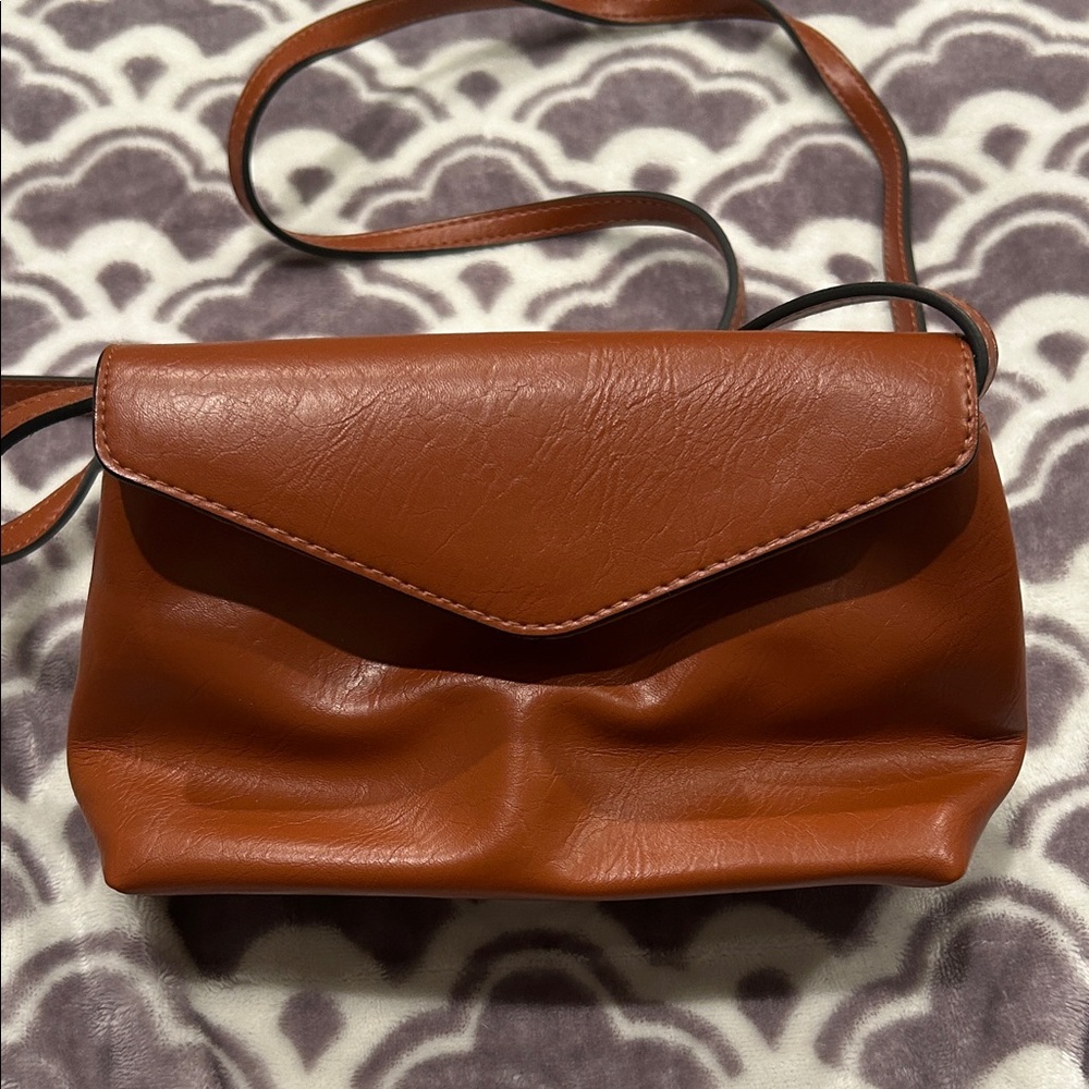 Elegant Brown Leather Women's Bag